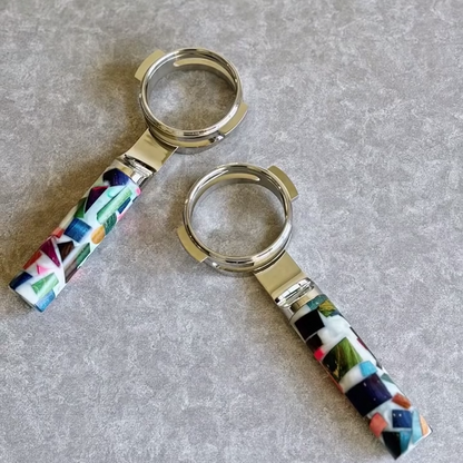 Stained Glass Mosaic Artisan Bottomless Portafilter | Breville 54mm/58mm