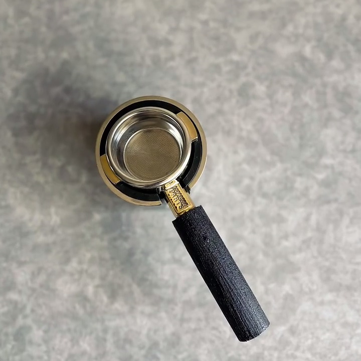 Obsidian Gold Artisan Bottomless Portafilter | Breville 54mm/58mm