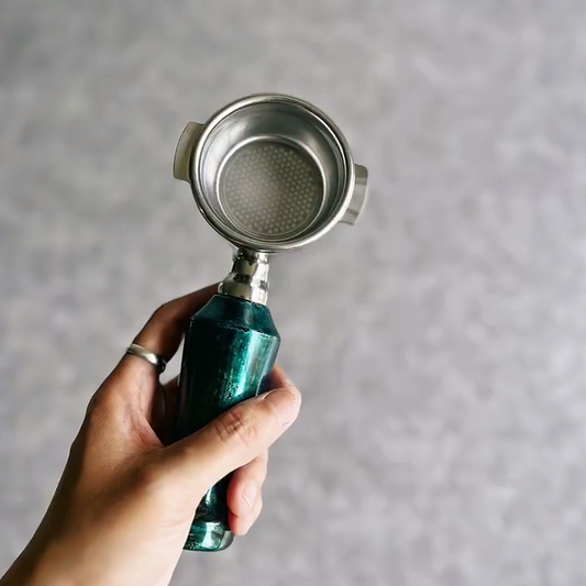 Emerald Facet Artisan Bottomless Portafilter | La Marzocco 58mm