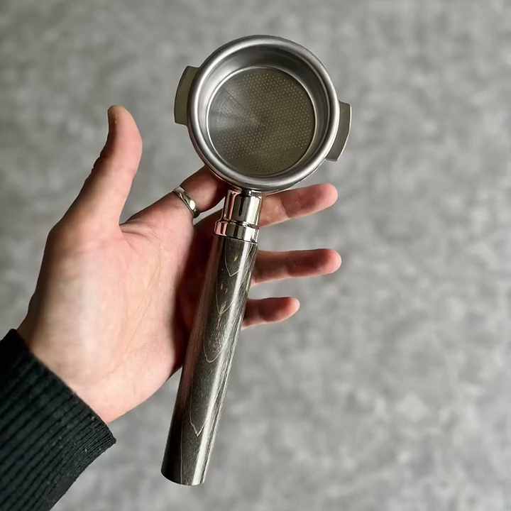 Obsidian Flow Artisan Bottomless Portafilter | Breville 54mm/58mm