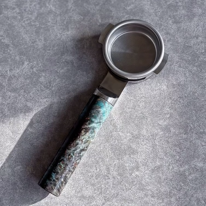 Cosmic Storm Artisan Bottomless Portafilter for Breville