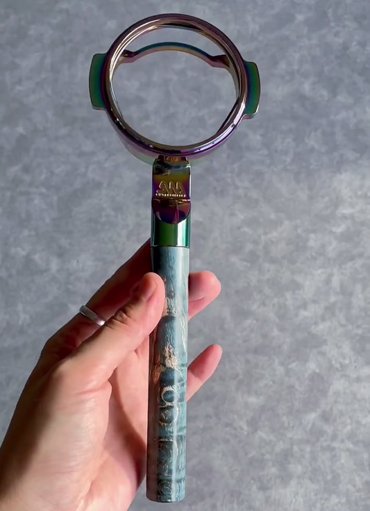 Nebula Swirl Artisan Bottomless Portafilter | Breville 54mm/58mm