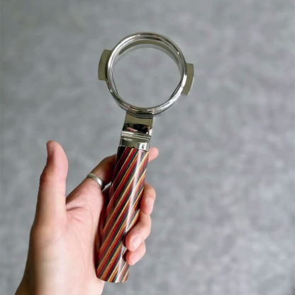 Prismatic Stripe Artisan Bottomless Portafilter | Breville 54mm/58mm