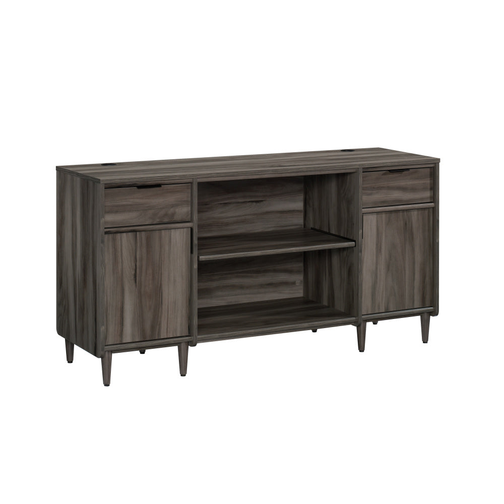 48″ Modern Credenza with Drawers and Cord Management - TimberFlare