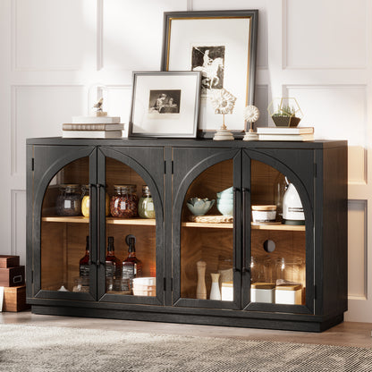 4-Door Arched Sideboard Buffet