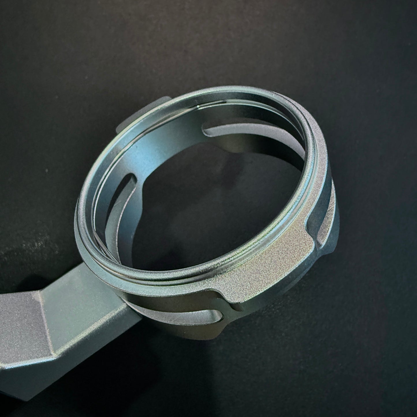 Aluminum Alloy / POM Flat-Lay bottomless portafilter | La Marzocco 58mm