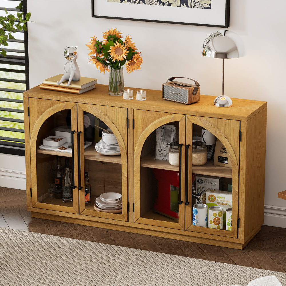 4-Door Arched Sideboard Buffet