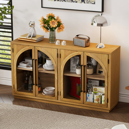 4-Door Arched Sideboard Buffet