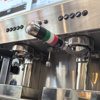 Italian-flag Bottomless Portafilter | La Marzocco 58mm