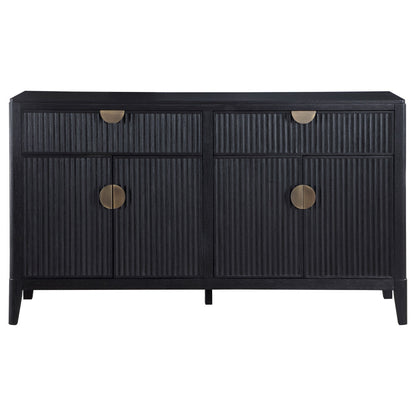 Mason Black Transitional Sideboard - TimberFlare