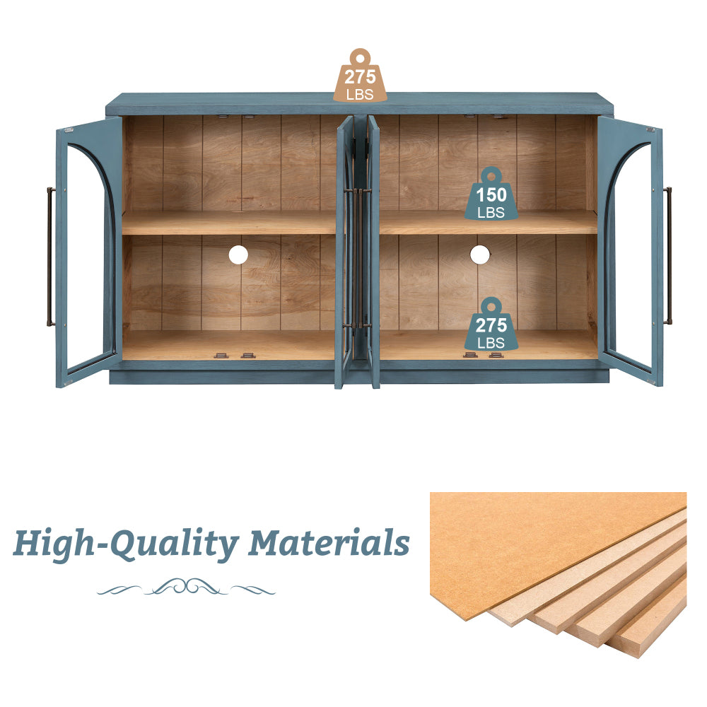 4-Door Arched Sideboard Buffet