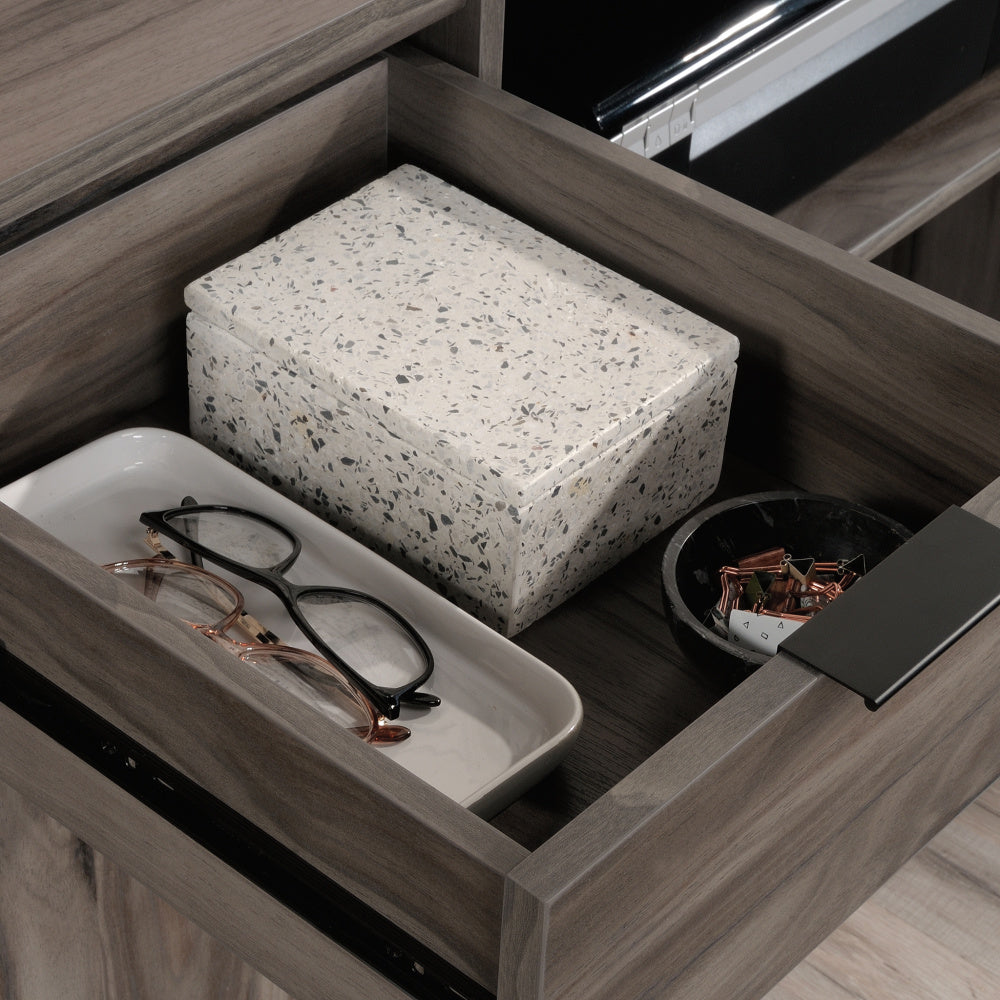 48″ Modern Credenza with Drawers and Cord Management - TimberFlare