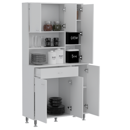 Venice Tall Pantry Cabinet - TimberFlare