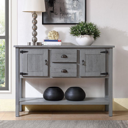 Mid Century Retro Solid Wood Sideboard