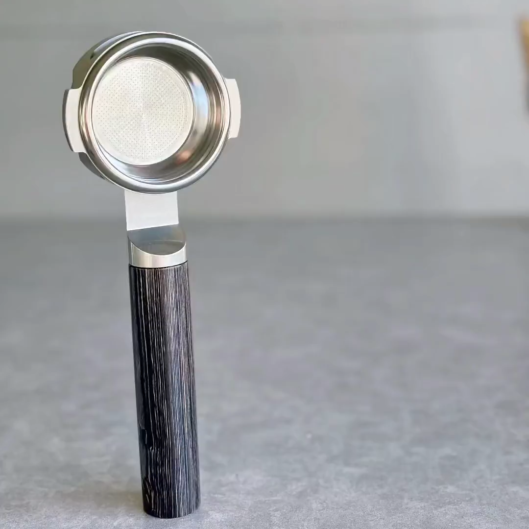 Midnight Stripe Artisan Bottomless Portafilter | Breville 54mm/58mm