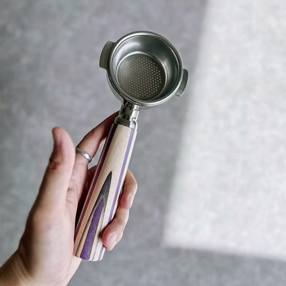 Amethyst Stripe Artisan Bottomless Portafilter | Breville 54mm/58mm