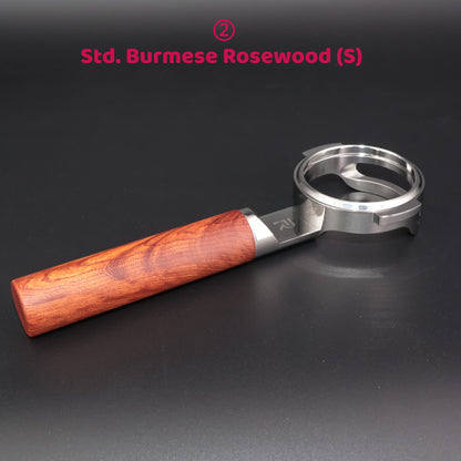 Bespoke hardwood handle – ② Std. Burmese Rosewood