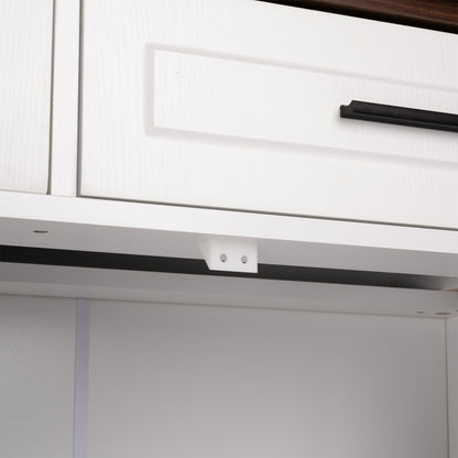 63″ Fluted Sideboard with 4 Doors and 3 Drawers - TimberFlare