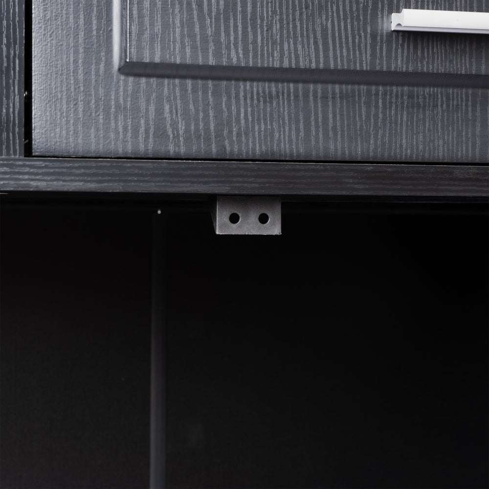 63″ Fluted Sideboard with 4 Doors and 3 Drawers - TimberFlare