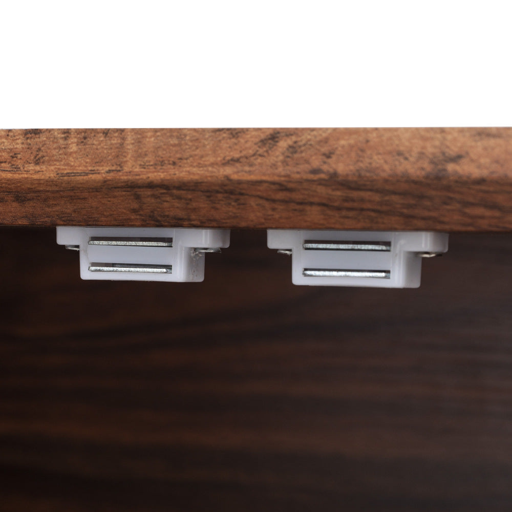 Textured White Pantry Cabinet with Pull-Out Shelves - TimberFlare