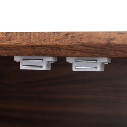 Textured White Pantry Cabinet with Pull-Out Shelves - TimberFlare