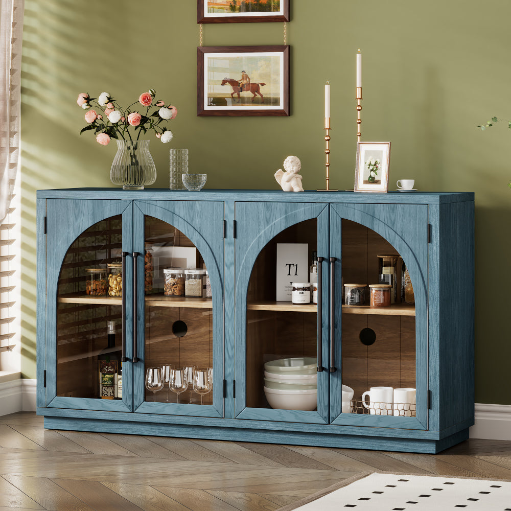4-Door Arched Sideboard Buffet