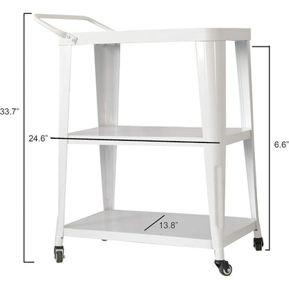 ServePro 3-Tier Metal Cart - TimberFlare