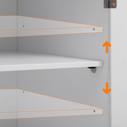 56.5" Rolling Kitchen Island with Charging - TimberFlare