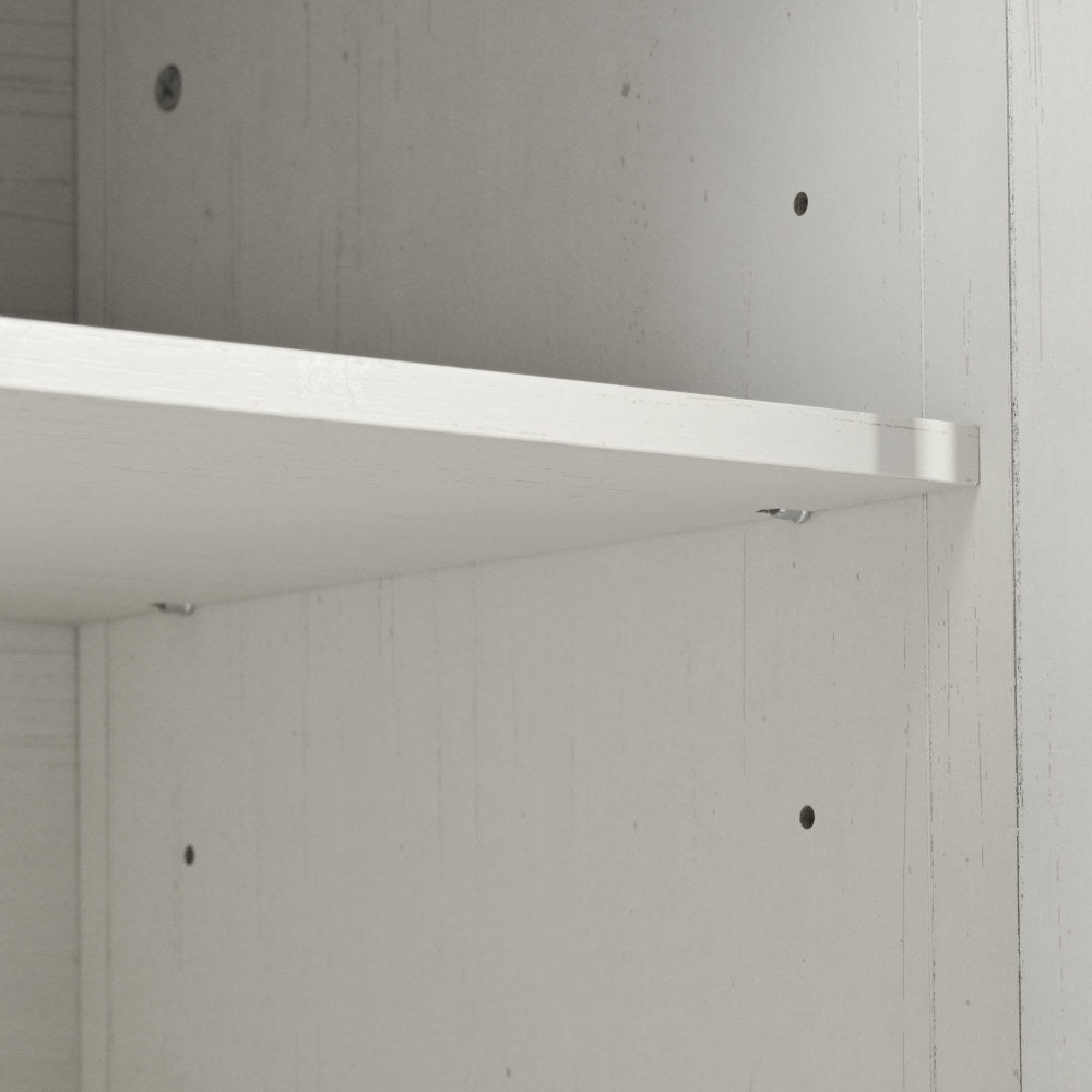 54" Farmhouse Rolling Island with Drop Leaf, Power Outlet