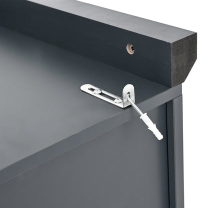 71″ Farmhouse Kitchen Pantry with 8 Pull-Out Trays - TimberFlare