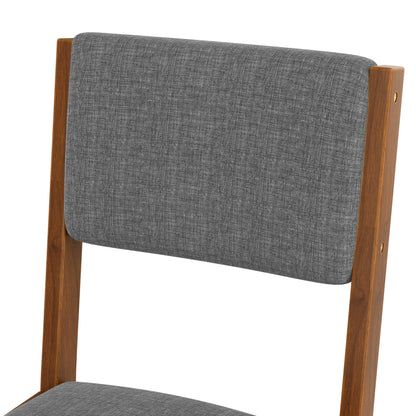 Dining Table Set 5-Piece with Upholstered Chairs - TimberFlare