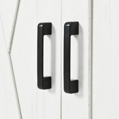 58-Inch Farmhouse Kitchen Island with Drop Leaf, Power Outlet