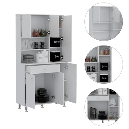 Venice Tall Pantry Cabinet - TimberFlare