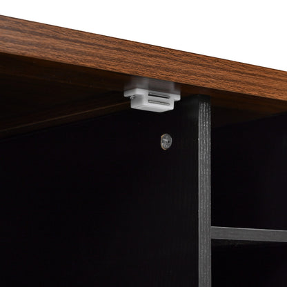 54" Farmhouse Rolling Island with Drop Leaf, Power Outlet