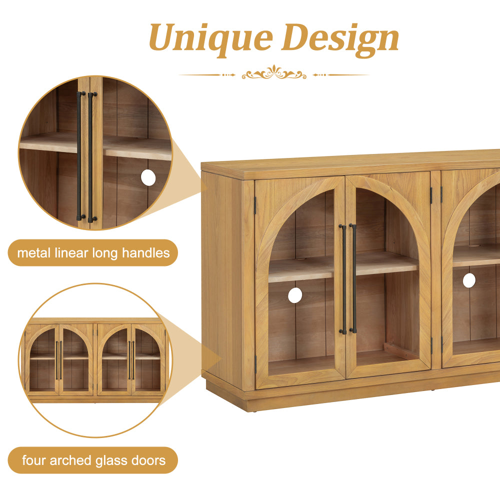 4-Door Arched Sideboard Buffet