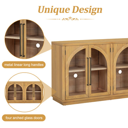 4-Door Arched Sideboard Buffet