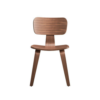 Dining Table Set for 4 with Walnut Finish & Boucle Chairs - TimberFlare