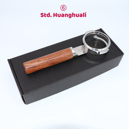 Bespoke Hardwood Bottomless Portafilter | La Marzocco 58mm