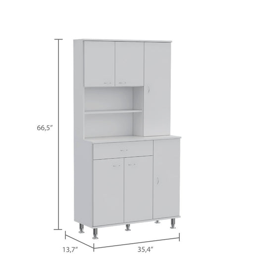 Venice Tall Pantry Cabinet - TimberFlare