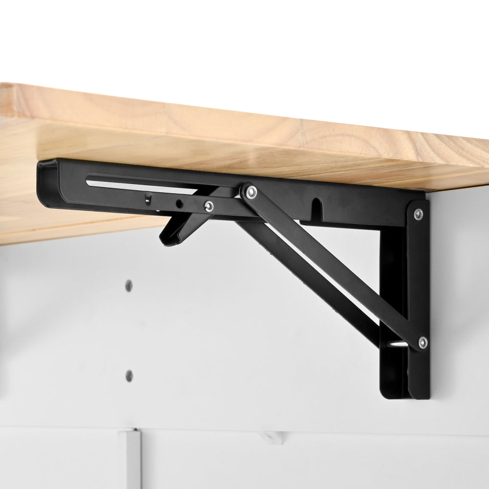 Mobile Kitchen Island Storage Trolley Cart with Dropleaf Top and Cabinet - TimberFlare