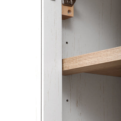 71" Tall Arched Farmhouse Pantry Cabinet - TimberFlare