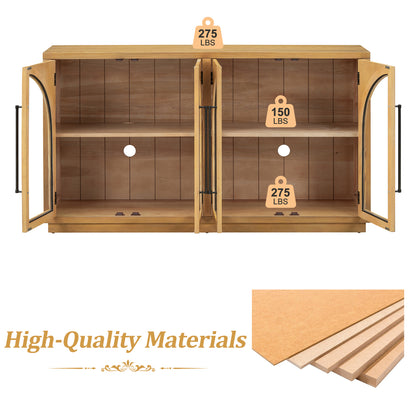 4-Door Arched Sideboard Buffet