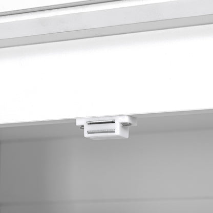 Textured White Pantry Cabinet with Pull-Out Shelves - TimberFlare