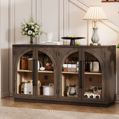 4-Door Arched Sideboard Buffet