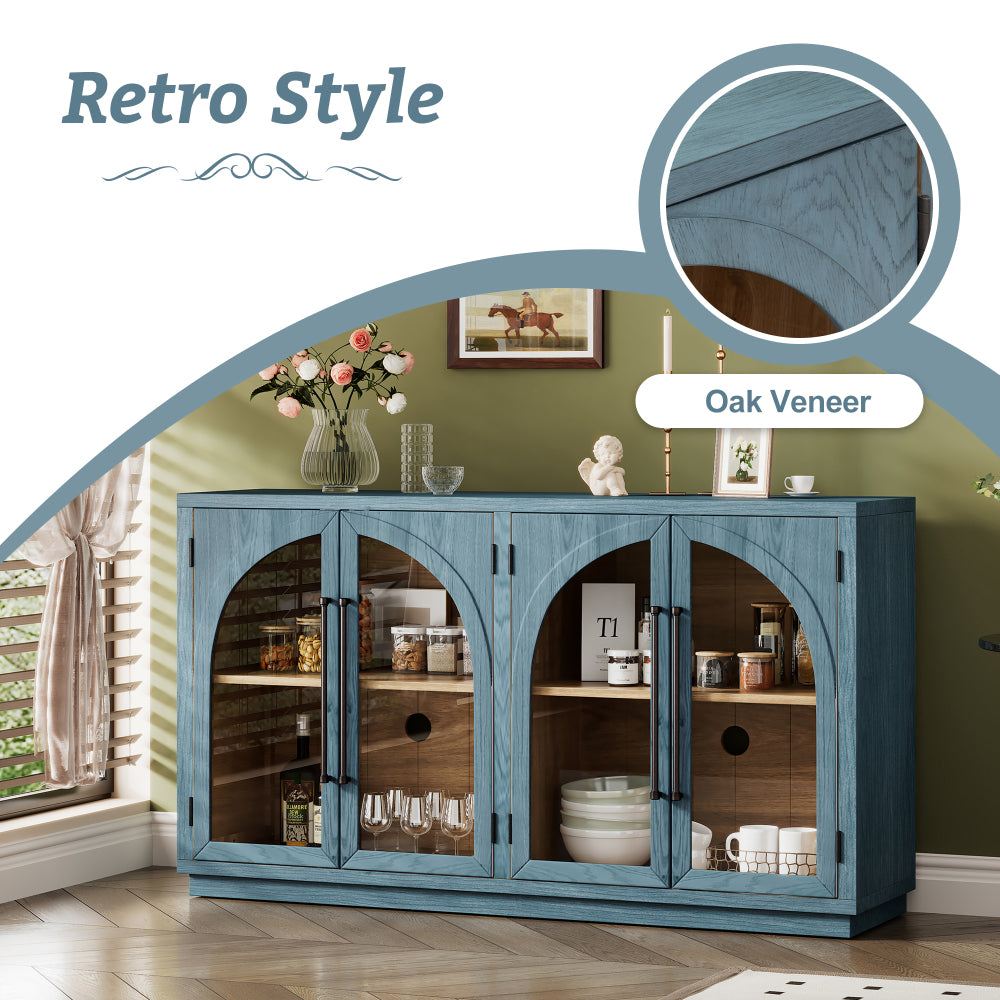 4-Door Arched Sideboard Buffet