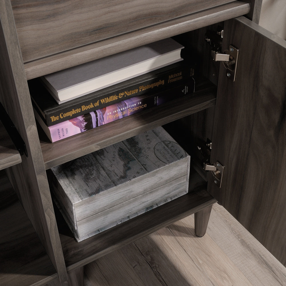 48″ Modern Credenza with Drawers and Cord Management - TimberFlare