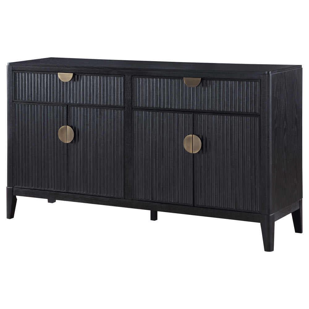 Mason Black Transitional Sideboard - TimberFlare