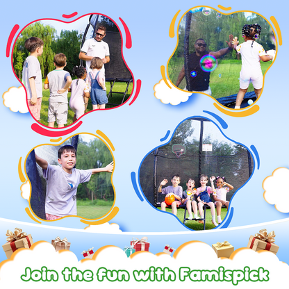 TimberFlare Trampoline – Heavy-Duty Outdoor Trampoline for Kids & Family Fitness (/14/16ft), Green