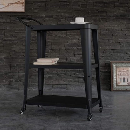 ServePro 3-Tier Metal Cart - TimberFlare