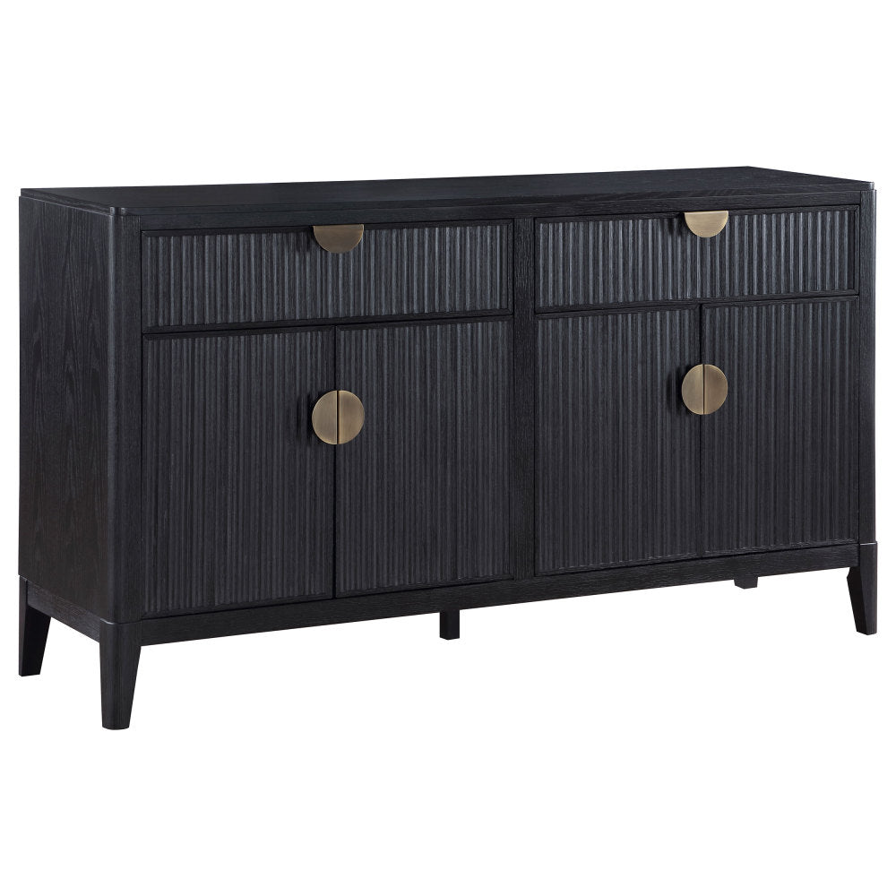 Mason Black Transitional Sideboard - TimberFlare